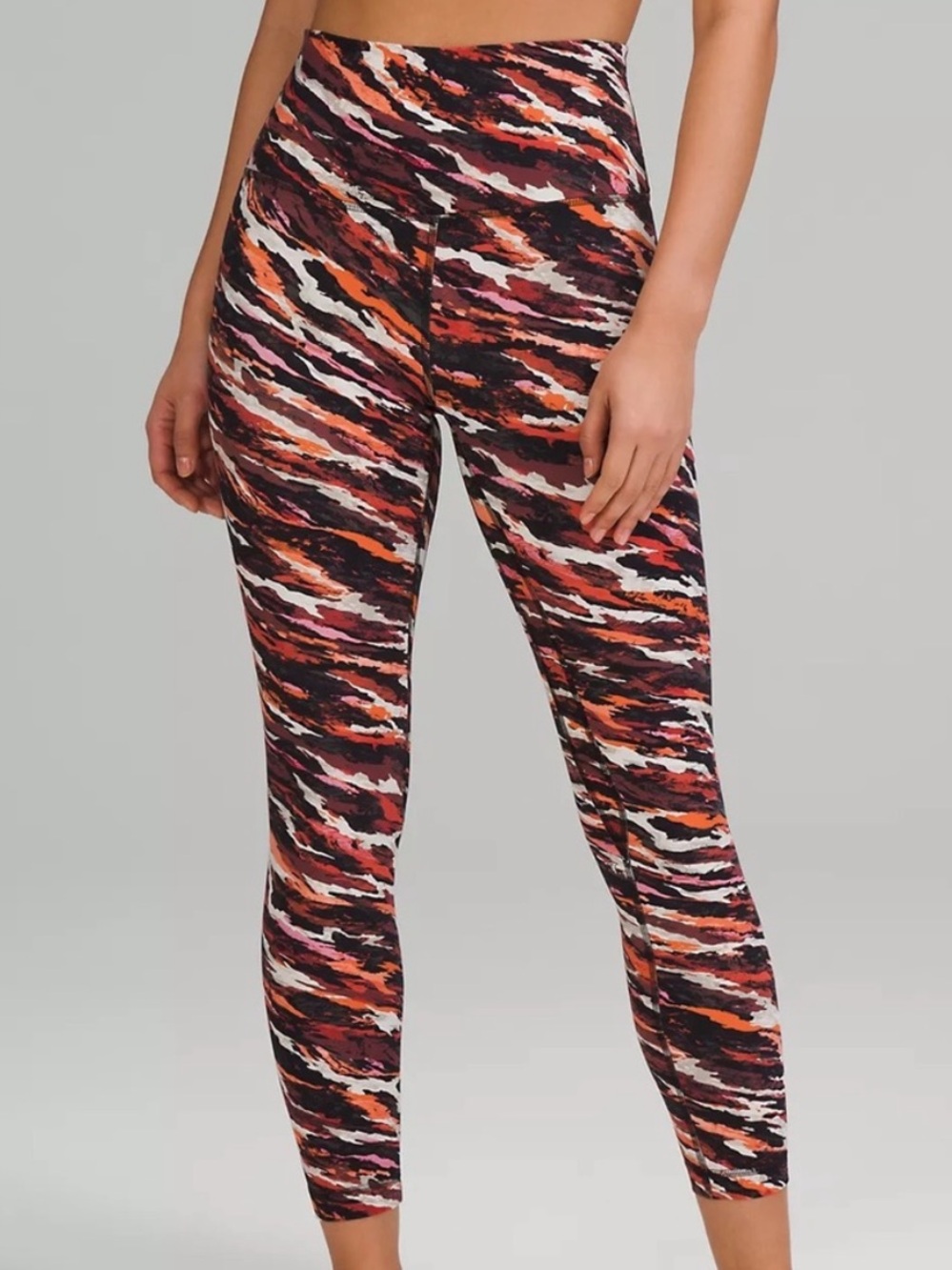 Lululemon Lunar New Year Align High-Rise Tiger Tide Smoky Red Multi Size 2